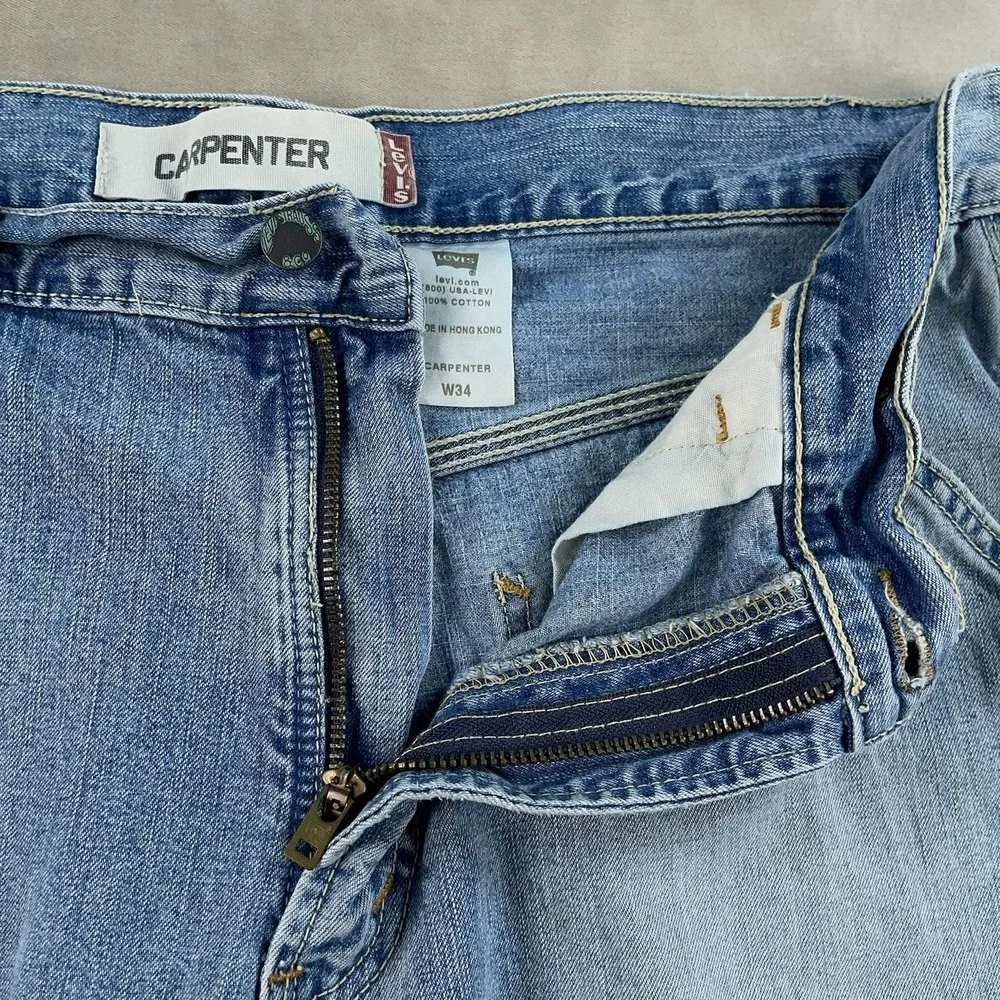 Vintage Levis Carpenter Shorts Mens 34 Baggy Jorts Skater Grunge Y2K (Fit 36x11)
